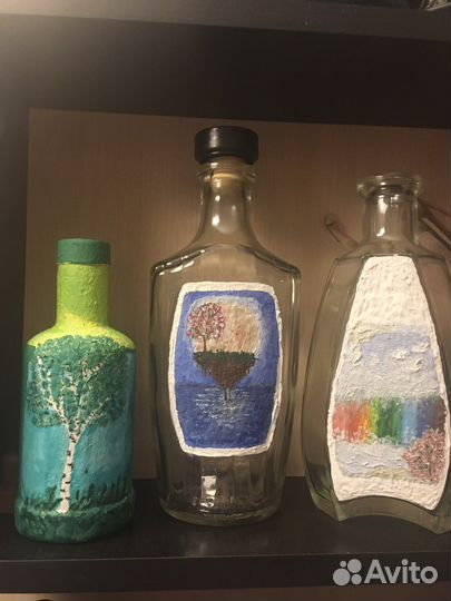 Бутылка стеклянная / подарок