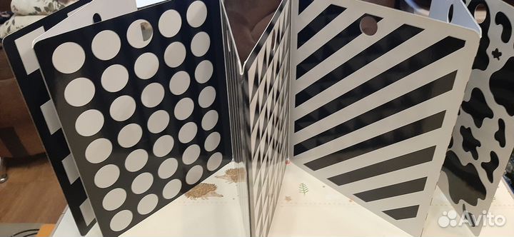 Книжка-раскладушка, развиваем зрение