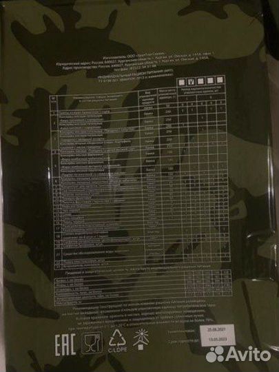 Ирп сухпай сухой паек