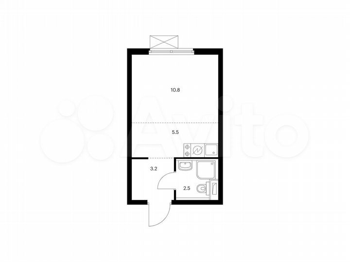 Квартира-студия, 22 м², 9/17 эт.