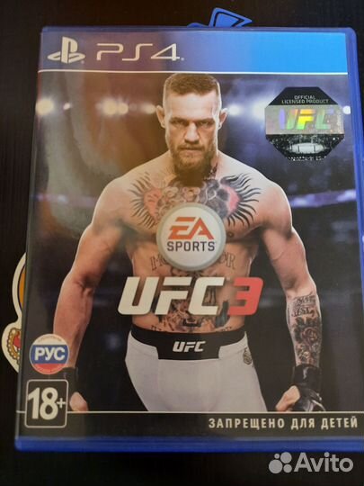 Игра на пс4 про UFC3