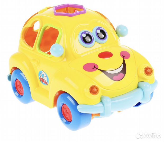 Развивающая машинка-сортер новая