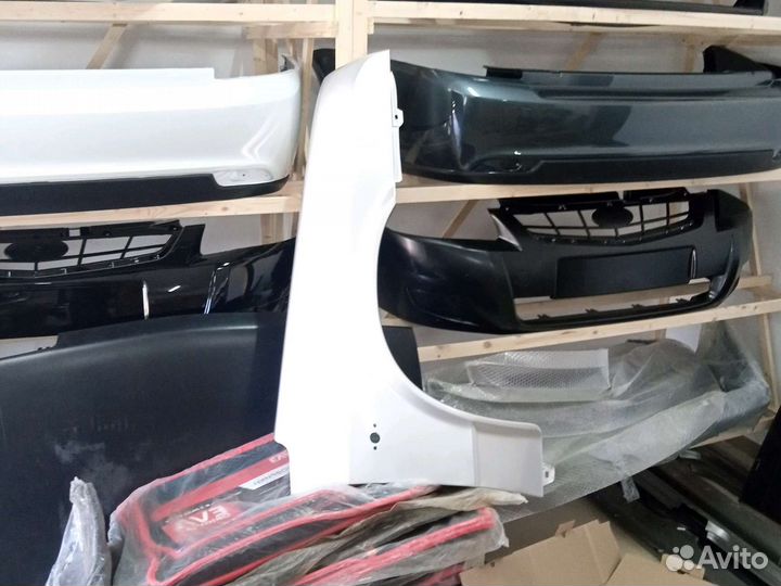 Крыло правое ваз 2109 21099 цвет серебристый