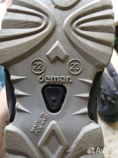 Ботинки детские теплые 22-23 размер