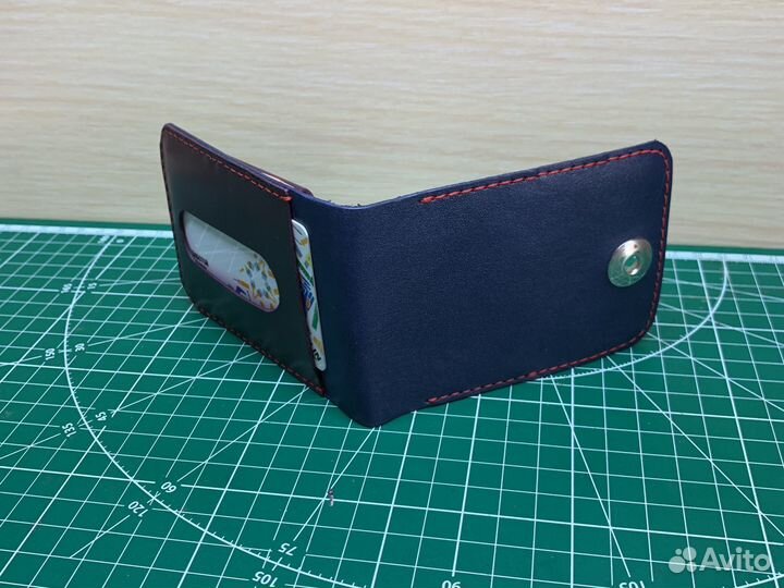 Кошелек мужской кожаный ручной работы