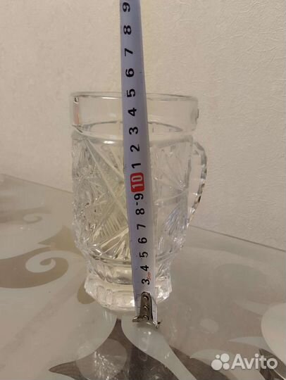 Кружка пивная 0.5л хрустальная