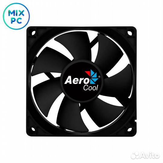 Вентилятор Aerocool Force 8 Black 80x80x25мм