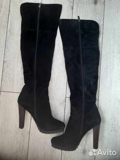 Ботфорты замша 38