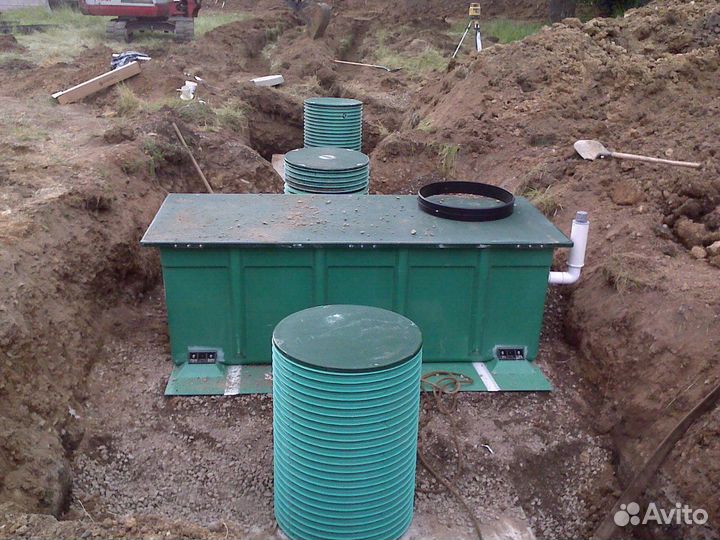 Септик эко Малахит 8 энергонезависимый