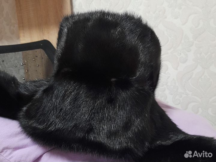 Норковая шапка мужская