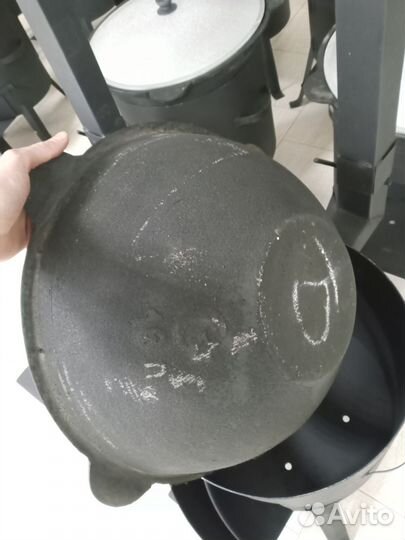 Казан 16л + печь с дымоходом