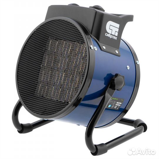 Тепловая пушка, керамический нагреватель K3, 3 реж