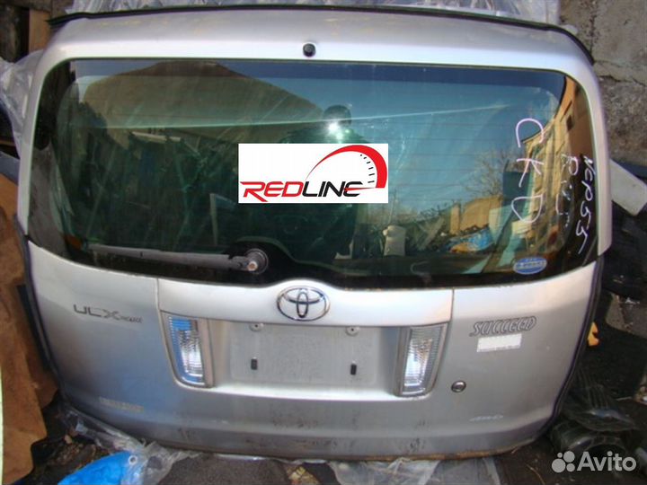 Крышка багажника Toyota Succeed NCP50 серебристый