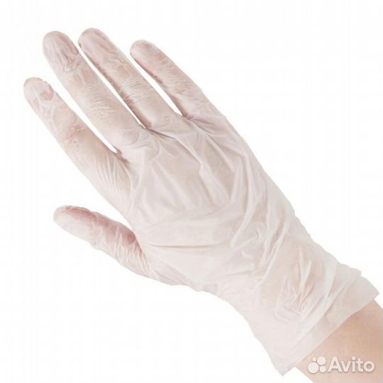 Перчатки Elegreen TPE эластомер одноразовые (прозр