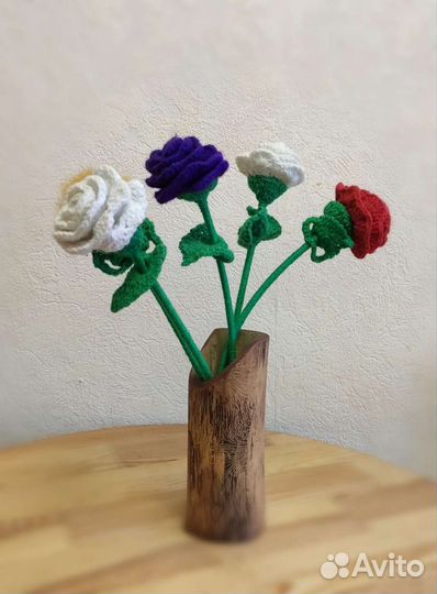 Ваза с цветами наивное искусство