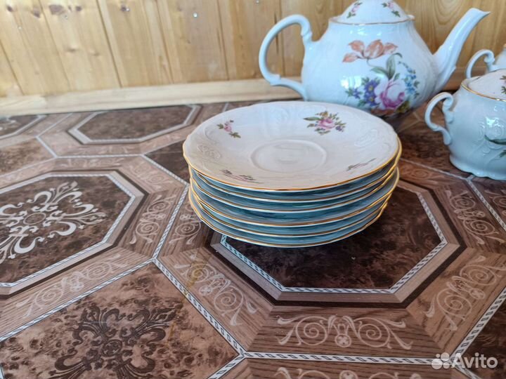 Чайный сервиз фарфоровый СССР