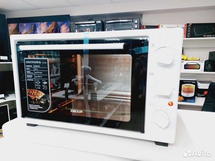 Электропечь 42л/2000Вт с конвекцией новые