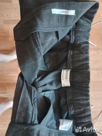 Брюки bershka в клетку