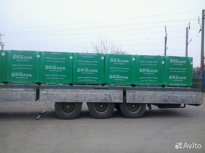 Газоблок. Доставка и разгрузка