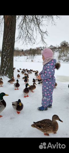 Зимний комбинезон для девочки