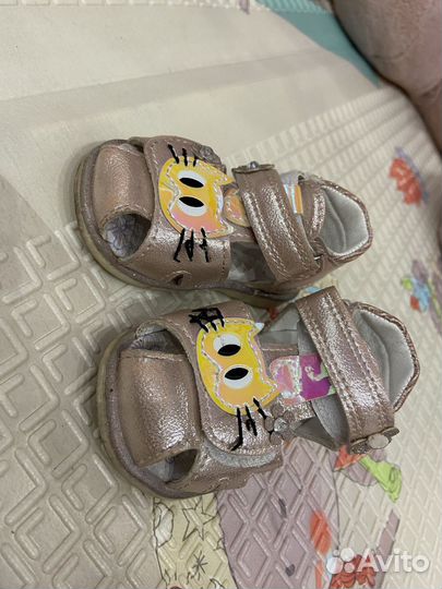 Босоножки детские для девочек 18 размер