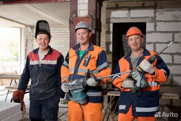 Разнорабочие демонтаж дворники грузчики подсобники