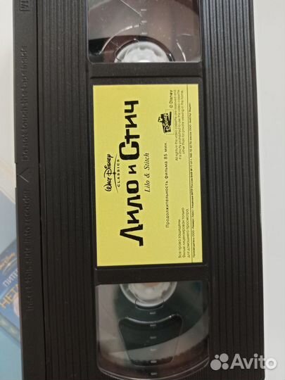 Видеокассета VHS мультфильм Лило и Стич