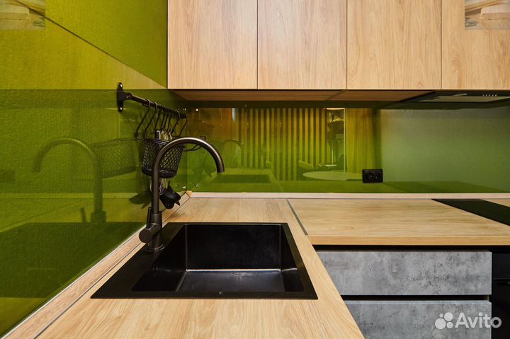 Кухня по дизайну Лофт по размеру