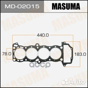 Прокладка голов.блока MD02015 Masuma