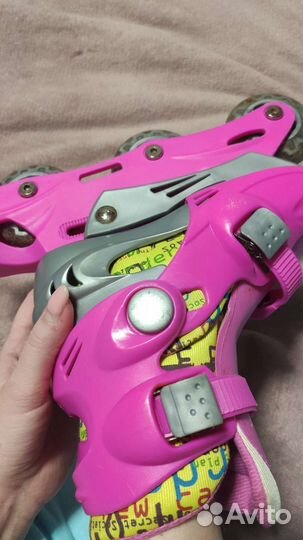 Роликовые коньки детские раздвижные