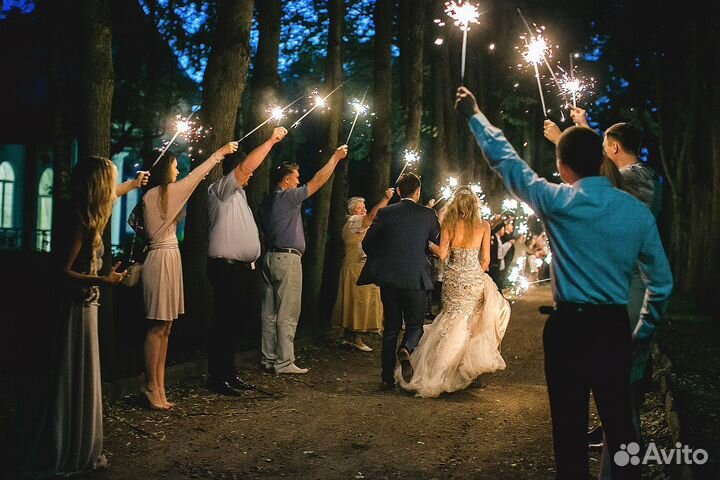 Бенгальские свечи разных размеров