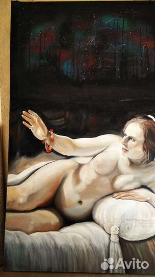 Даная.Рембрандт.Копия талант. художницы