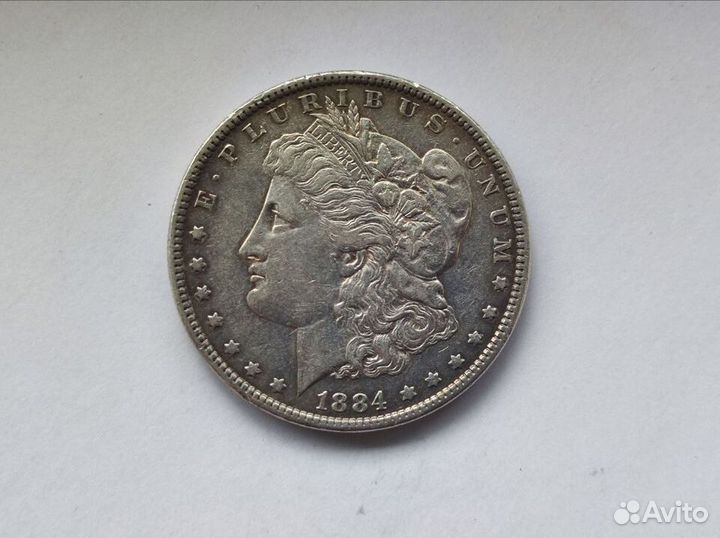 1 Доллар Моргана 1884 Филадельфия