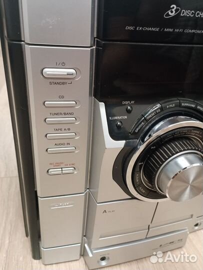 Музыкальный центр Sony MHC-RG475S без колонок