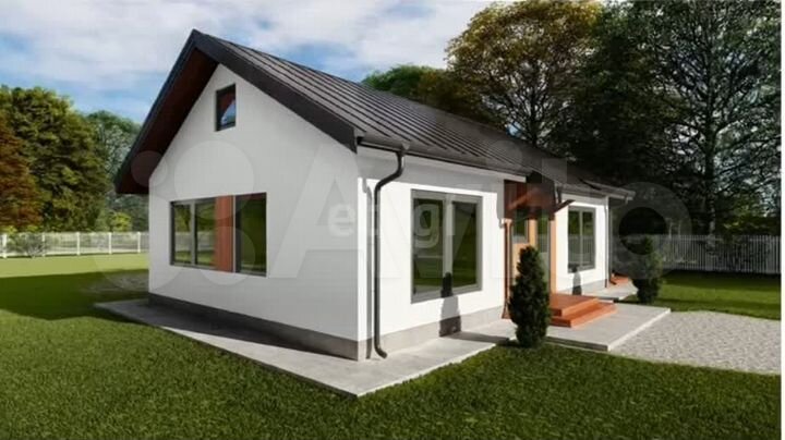 Дом 81 м² на участке 9 сот.