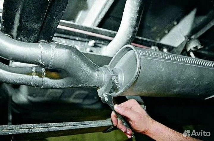 Замена резонатора BMW X6 2012-2014