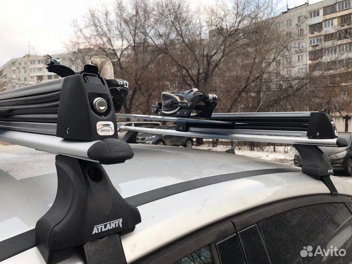 Крепление для 5 пар лыж / 4 сноубордов