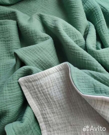 Плед одеяло на выписку из муслина