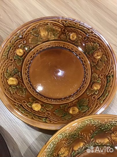 Тарелки зик фаянс