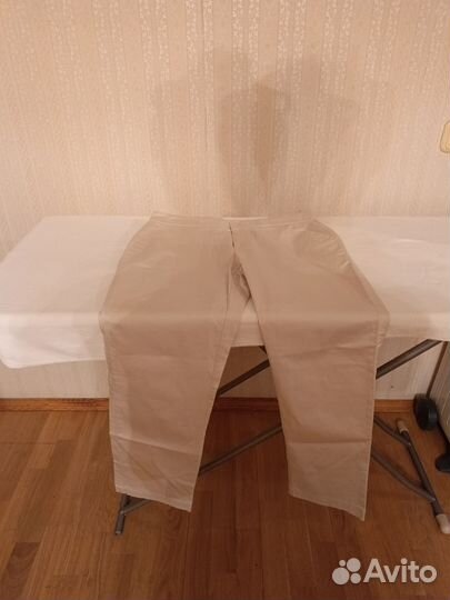 Брюки женские летние 46 48 бежевые