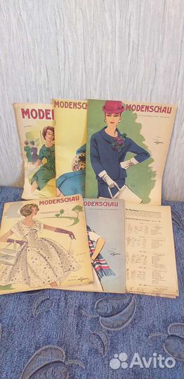 Ретро журналы мод на немецком