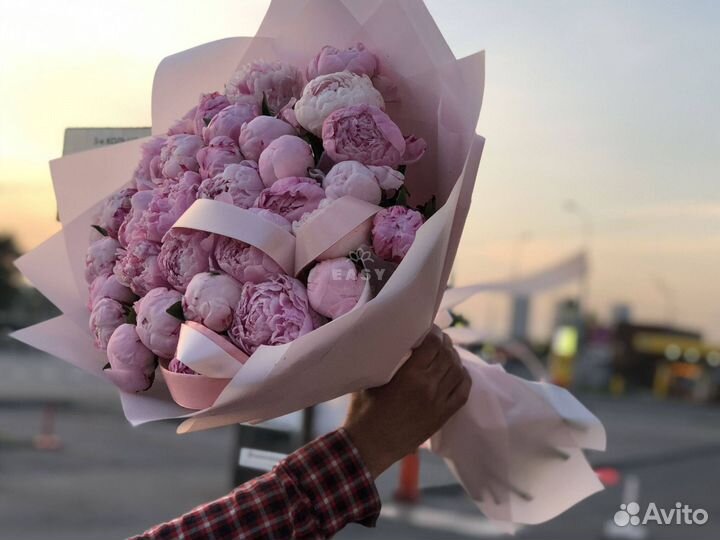 Пионы опт Цветы пионы Букет пионов. букет цветов