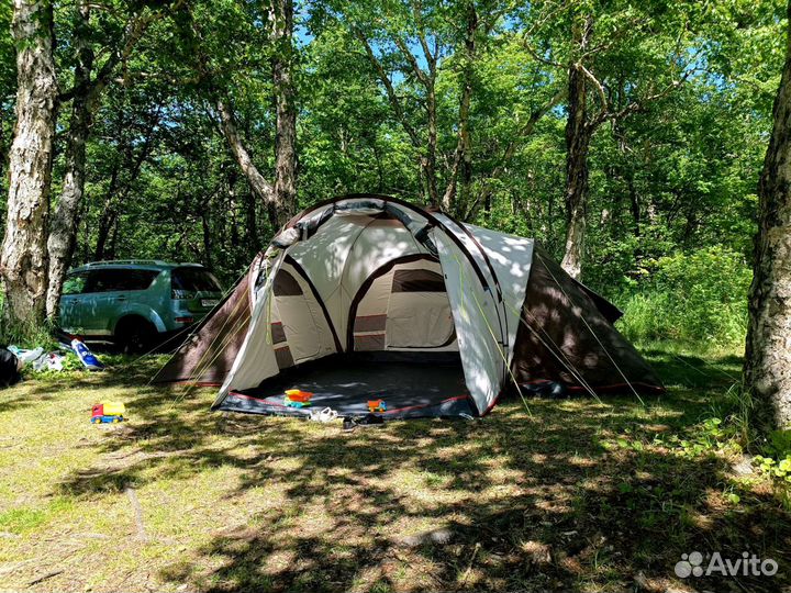 Палатка 6 местная с тамбуром outventure