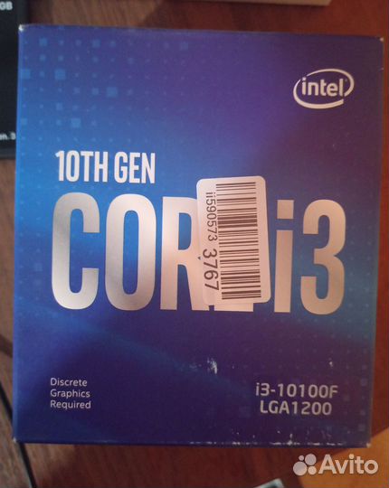 Intel core i3 10100f