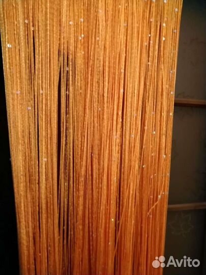 Штора из нитей