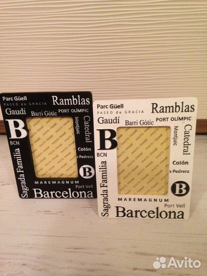 Фоторамка новая из Барселоны