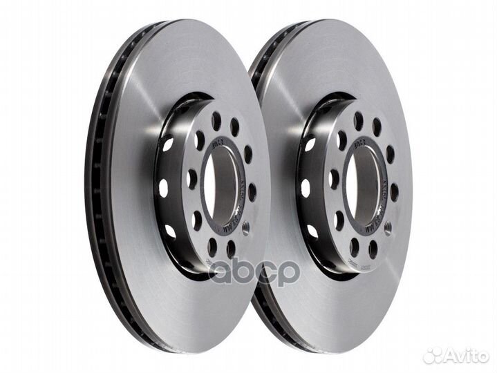 Диск тормозной audi 100/A4/A6 90- перед. вент