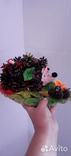 Осенняя поделка из природных материалов