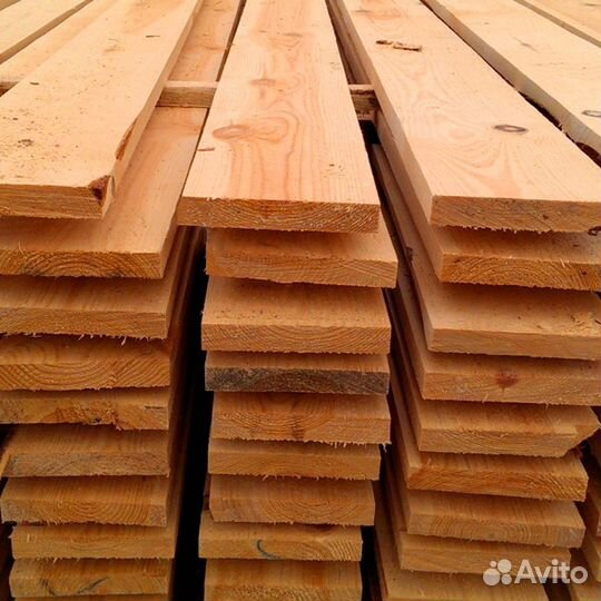 Доска от производителя 50х150х6000мм, сосна, опт