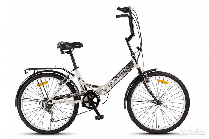 Велосипед складной Maxxpro Compact 24 скоростей 6